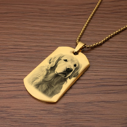 Personalized Pendant – Your Photo, Your Engraving • A Unique and Meaningful Gift