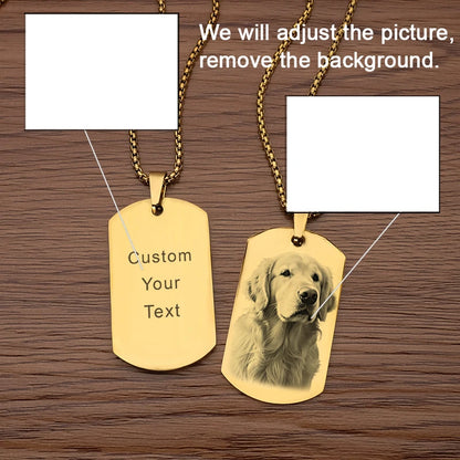 Personalized Pendant – Your Photo, Your Engraving • A Unique and Meaningful Gift