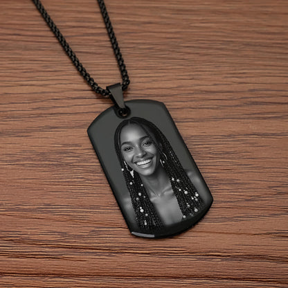 Personalized Pendant – Your Photo, Your Engraving • A Unique and Meaningful Gift